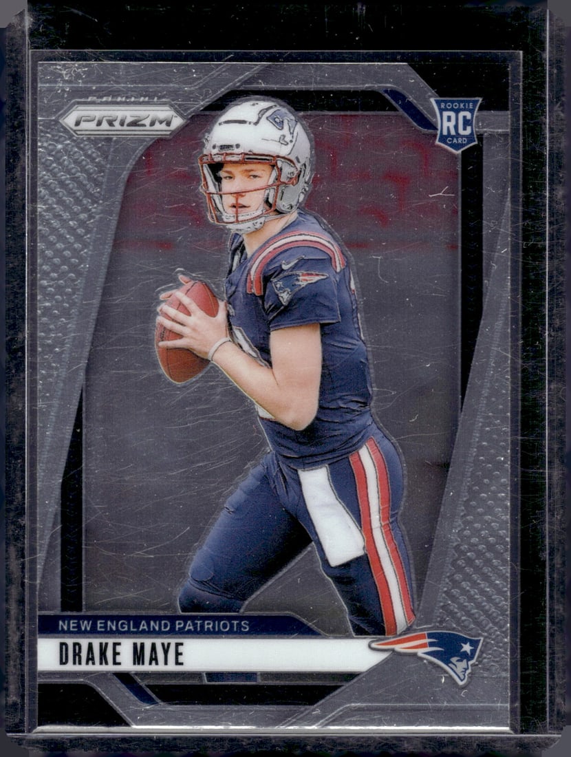 Drake Maye RC 2024 Panini Prizm #329: Drake Maye RC 2024 Panini Prizm #329