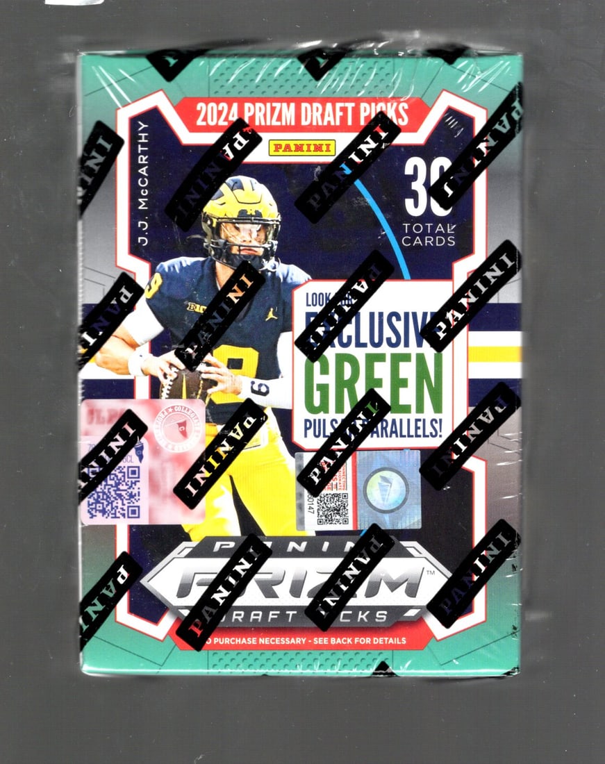 2024-25 Panini Prizm Draft Picks Blaster Box - Green Pulsar & Silver Prizm Cards Guaranteed: 2024-25 Panini Prizm Draft Picks Blaster Box - Green Pulsar & Silver Prizm Cards Guaranteed