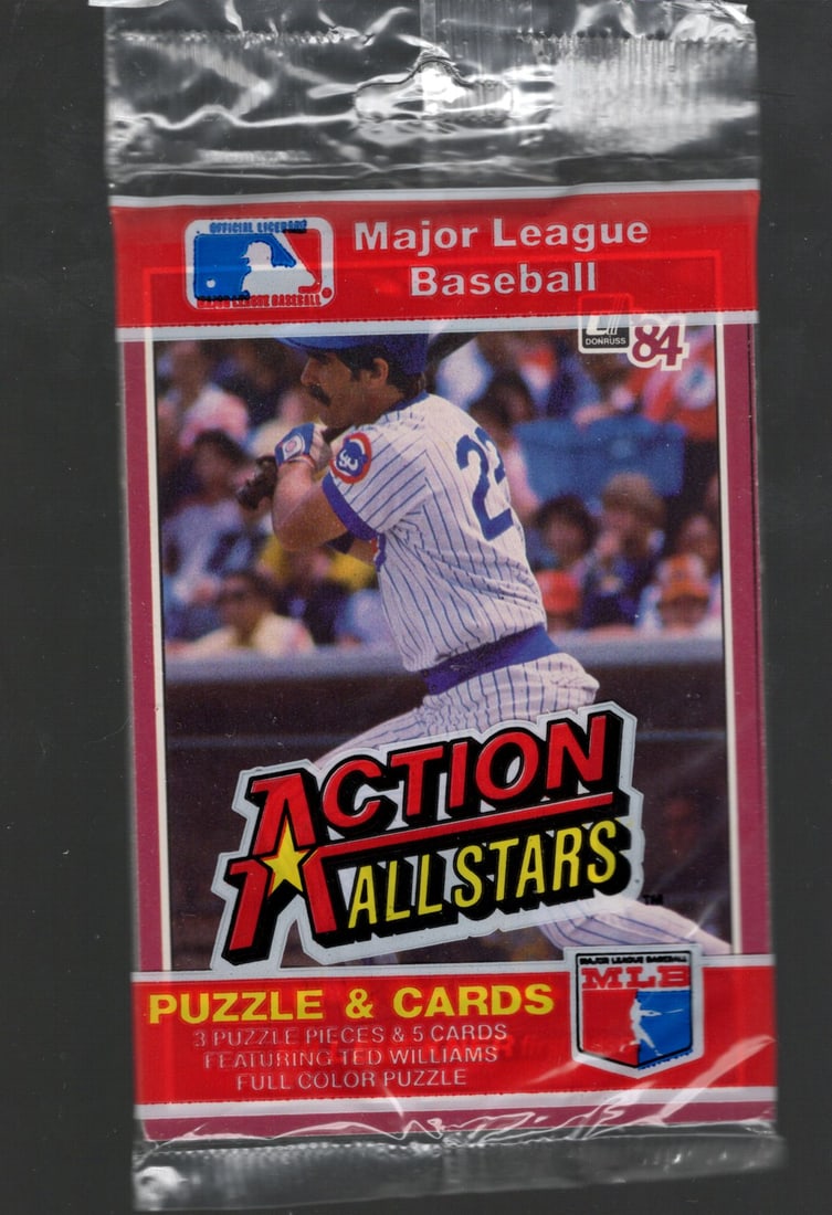 1984 Donruss Action All-stars Baseball Jumbo Card Pack - You Receive the Pack Pictured: 1984 Donruss Action All-stars Baseball Jumbo Card Pack - You Receive the Pack Pictured