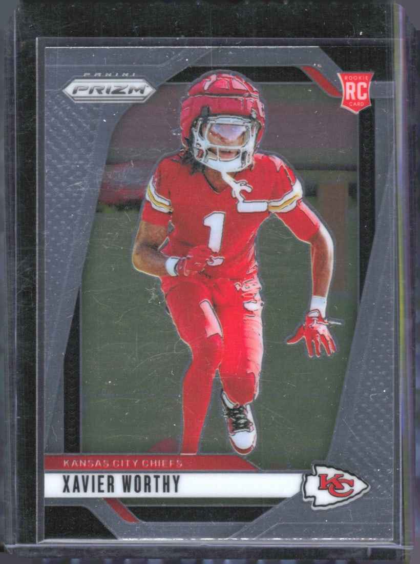 Xavier Worthy Rookie 2024 Panini Prizm #399: Xavier Worthy Rookie 2024 Panini Prizm #399