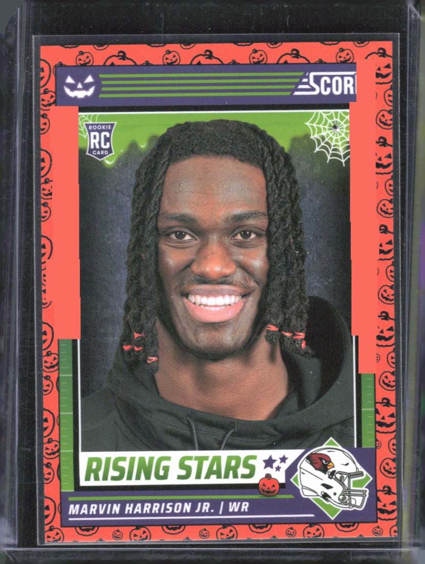 Marvin Harrison Jr. A-Treat - Rising Stars Orange Pumpkin 2024 Score-A-Treat #38: Marvin Harrison Jr. A-Treat - Rising Stars Orange Pumpkin 2024 Score-A-Treat #38