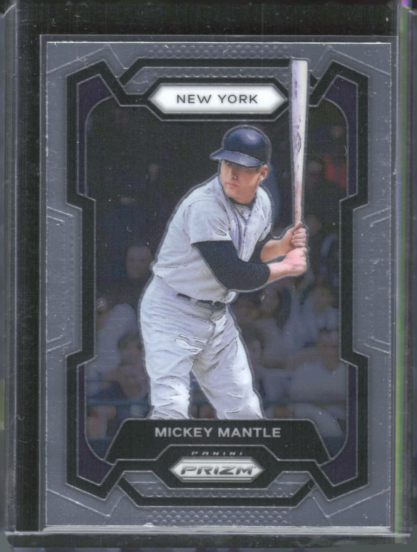 Mickey Mantle 2024 Panini Prizm #130: Mickey Mantle 2024 Panini Prizm #130