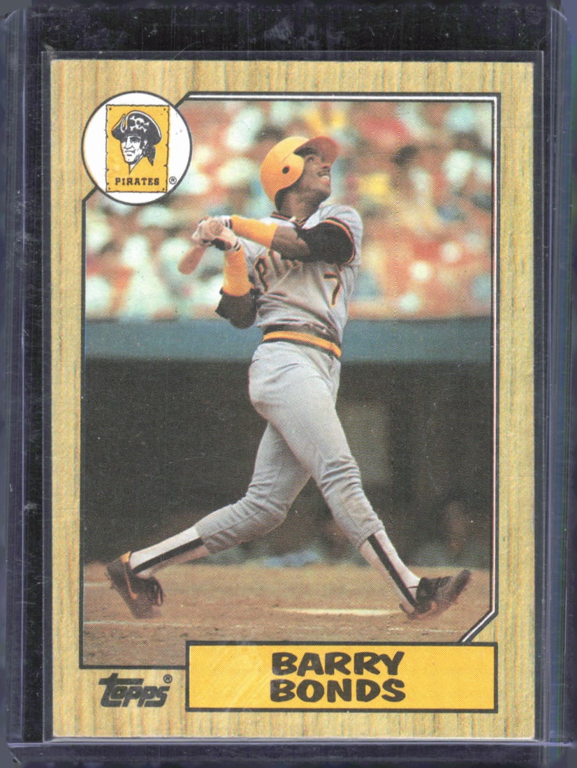 Barry Bonds Rookie 1987 Topps #320 Vintage Baseball Card (1 of 2)
