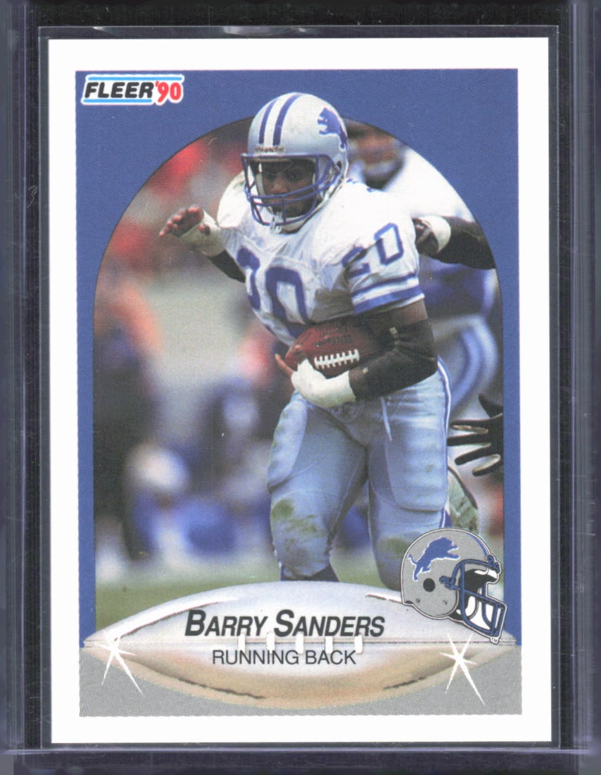 Barry Sanders 1990 Fleer #284: Barry Sanders 1990 Fleer #284