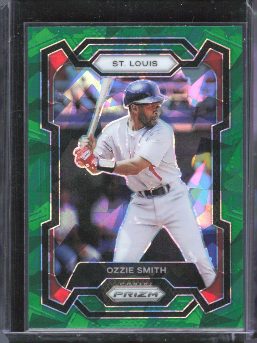 Ozzie Smith Green Ice Prizm 2024 Panini Prizm #135: Ozzie Smith Green Ice Prizm 2024 Panini Prizm #135