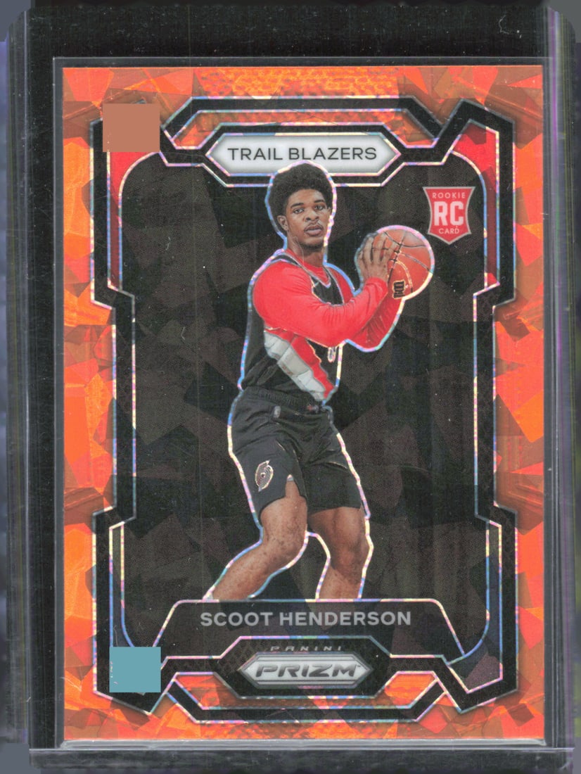Scoot Henderson Rookie Prizms Orange Ice 2023-24 Panini Prizm #141 (1 of 2)