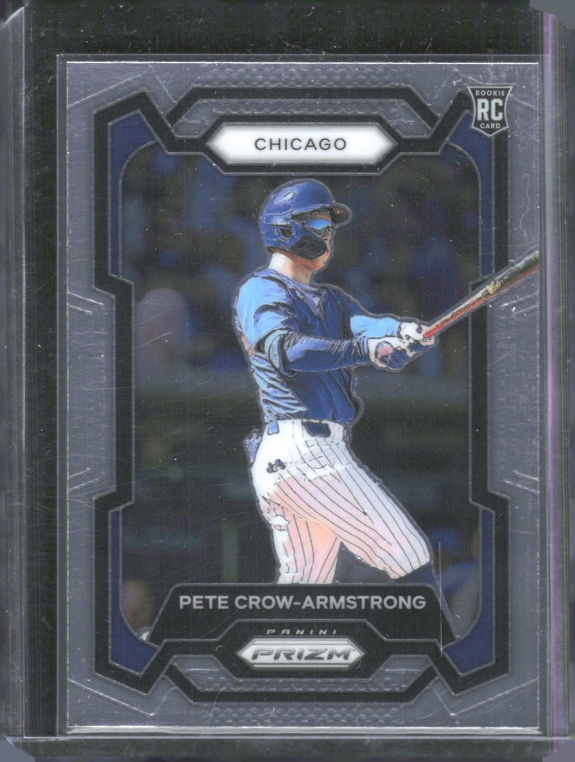 Pete Crow-Armstrong Rookie Card 2024 Panini Prizm #203: Pete Crow-Armstrong Rookie Card 2024 Panini Prizm #203