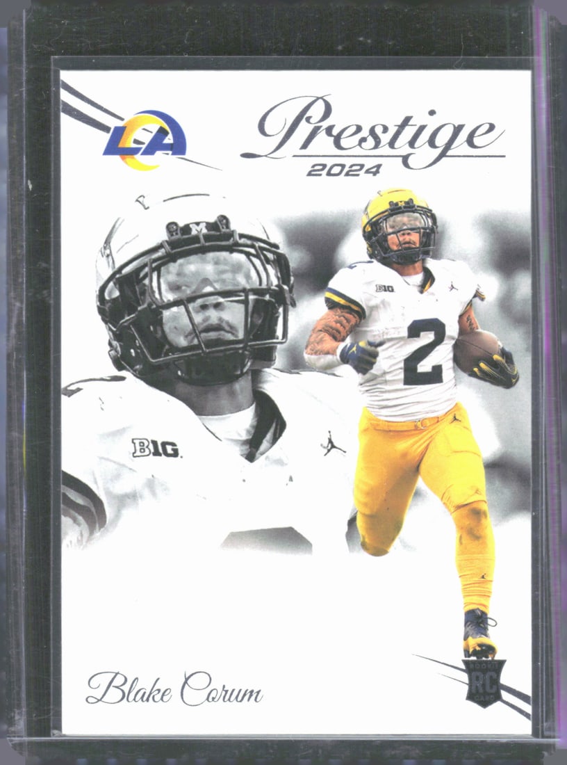 Blake Corum Rookie 2024 Panini Prestige #349: Blake Corum Rookie 2024 Panini Prestige #349