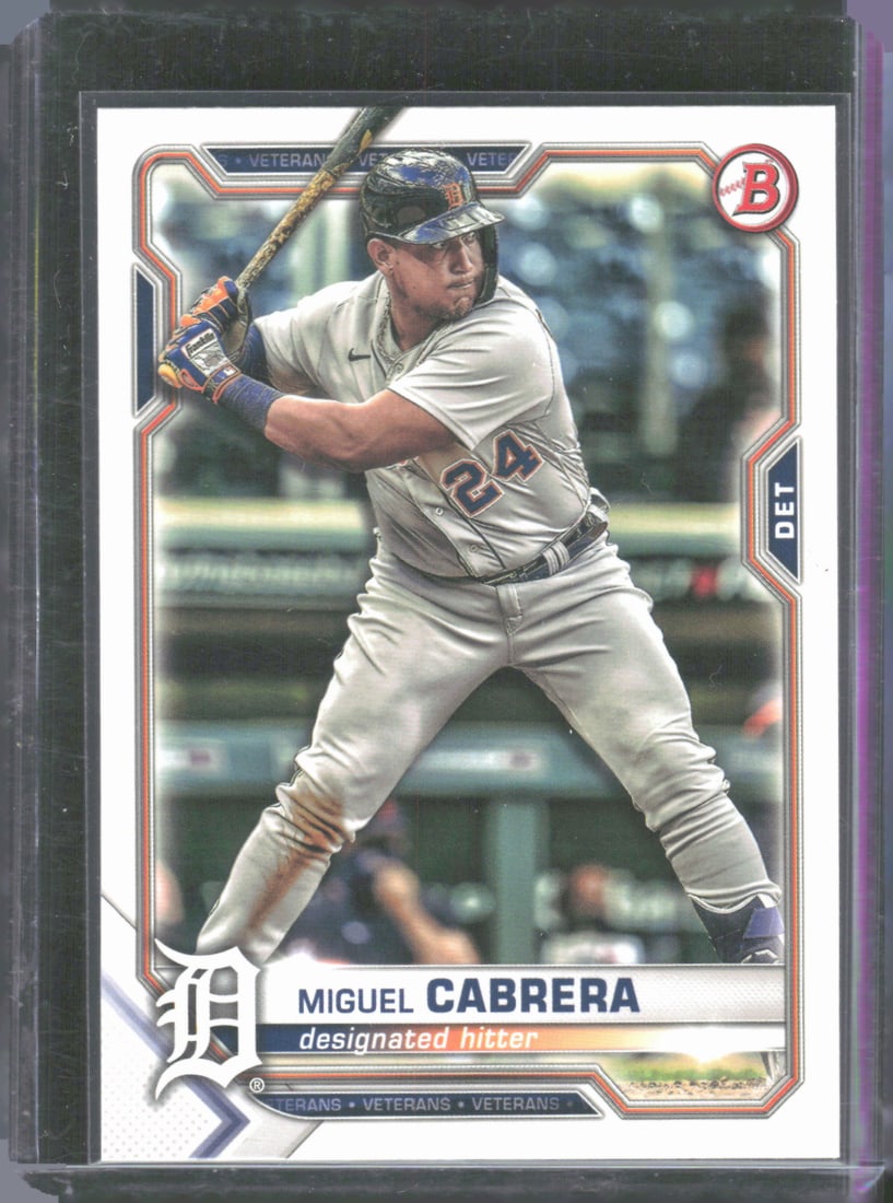 Miguel Cabrera 2021 Bowman #19: Miguel Cabrera 2021 Bowman #19