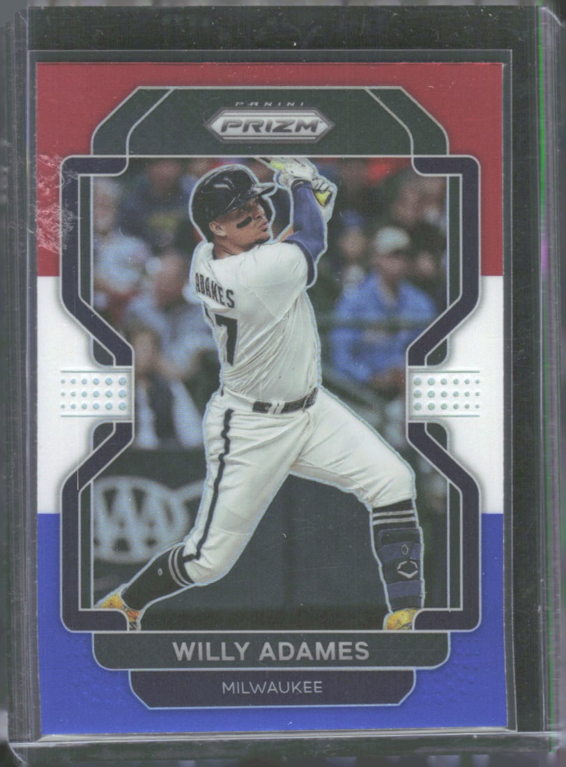 Willy Adames Red/White/Blue Prizm 2022 Panini Prizm #194: Willy Adames Red/White/Blue Prizm 2022 Panini Prizm #194