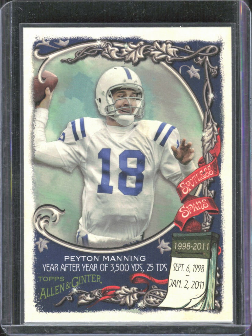 Peyton Manning Spotless Spans 2023 Topps Composite #SS-7 (1 of 2)