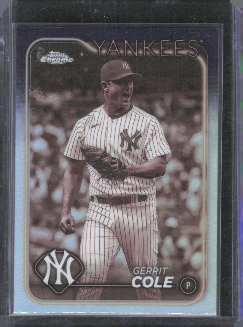 Gerrit Cole Sepia Refractors 2024 Topps Chrome #164 (1 of 2)