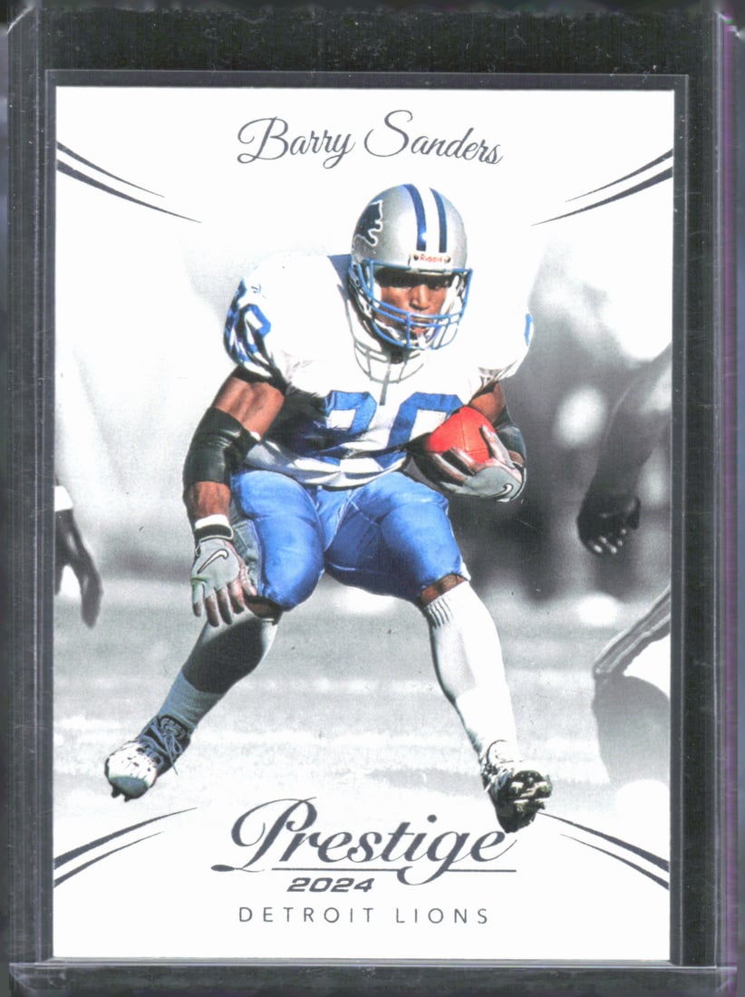 Barry Sanders 2024 Panini Prestige #104: Barry Sanders 2024 Panini Prestige #104