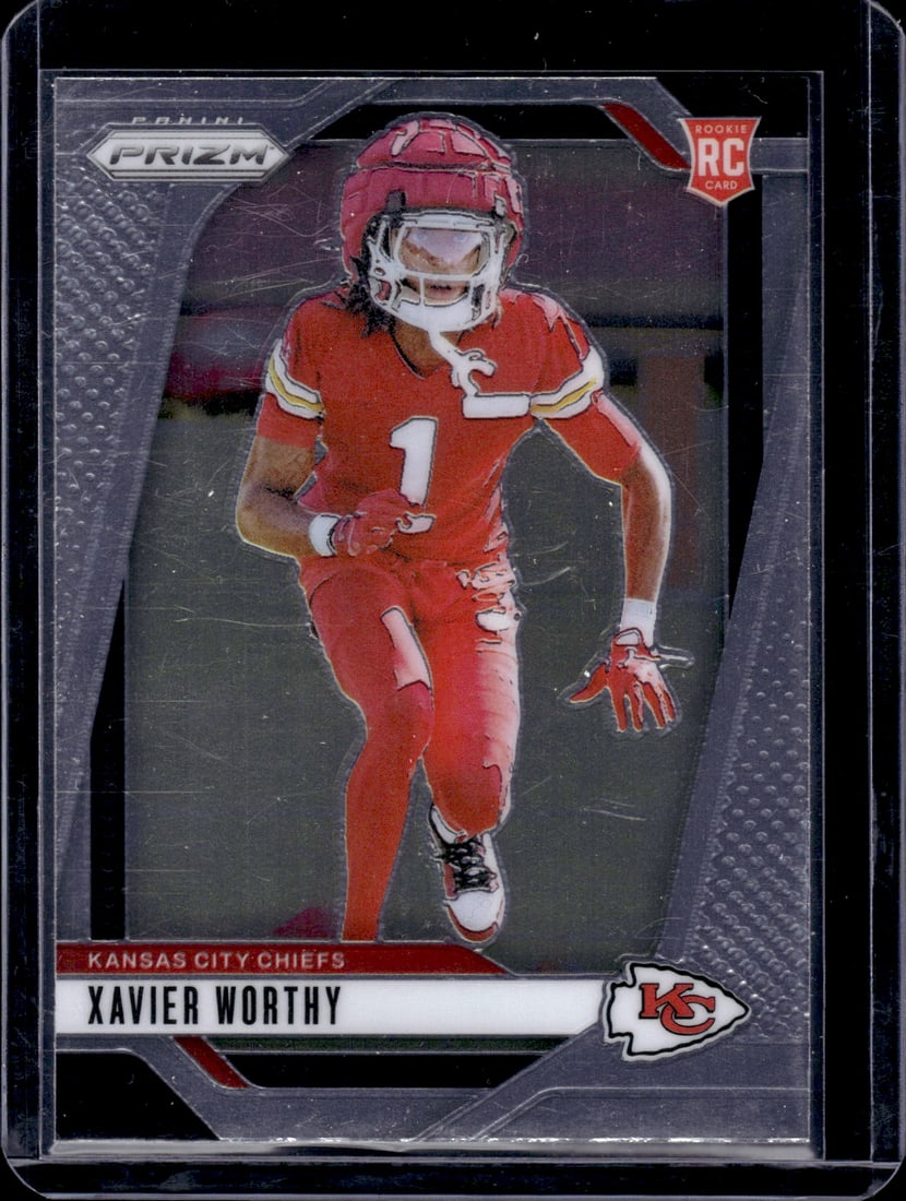 Xavier Worthy RC 2024 Panini Prizm #399: Xavier Worthy RC 2024 Panini Prizm #399