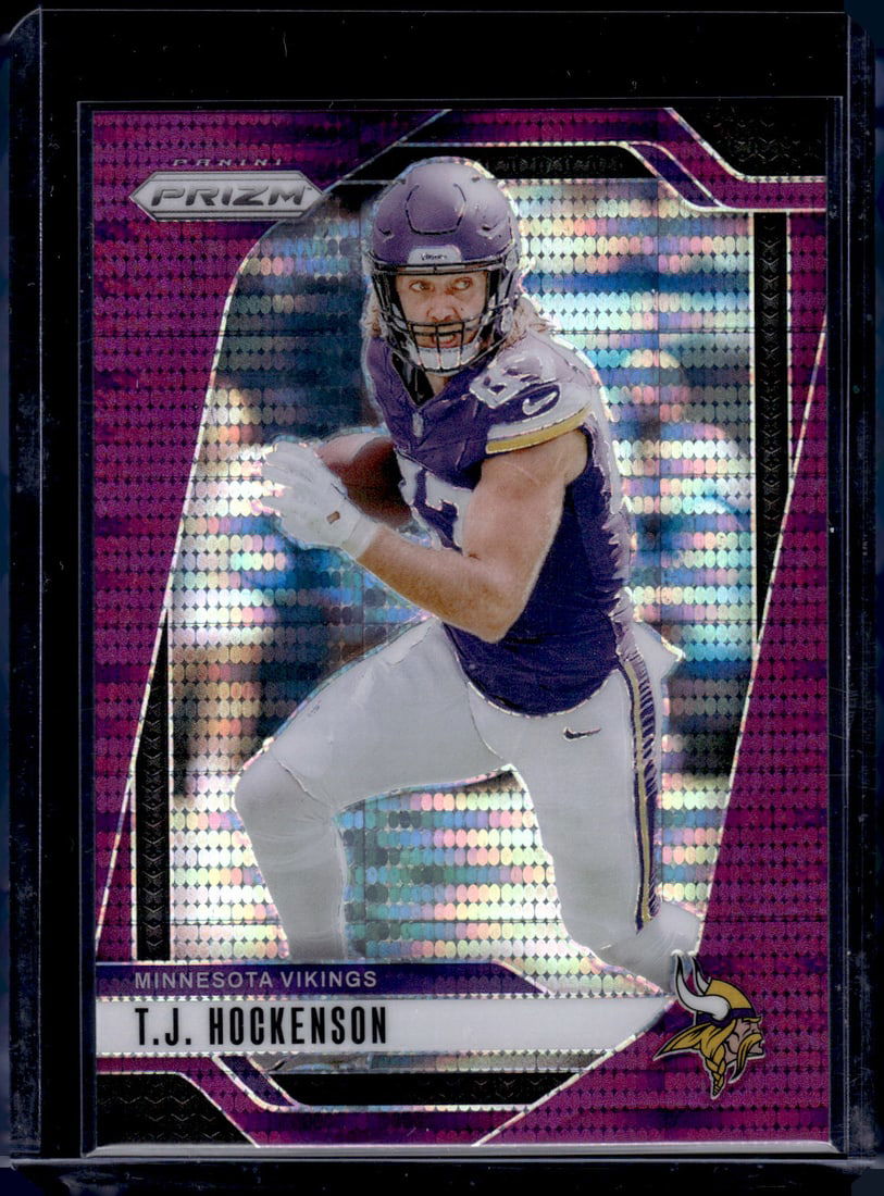 Tj Hockenson Purple Pulsar Prizm 2024 Panini Prizm #188: Tj Hockenson Purple Pulsar Prizm 2024 Panini Prizm #188