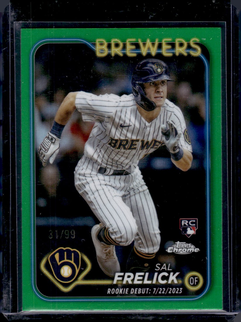 Sal Frelick Green Refractor RC /99 2024 Topps Chrome Update #USC61: Sal Frelick Green Refractor RC /99 2024 Topps Chrome Update #USC61