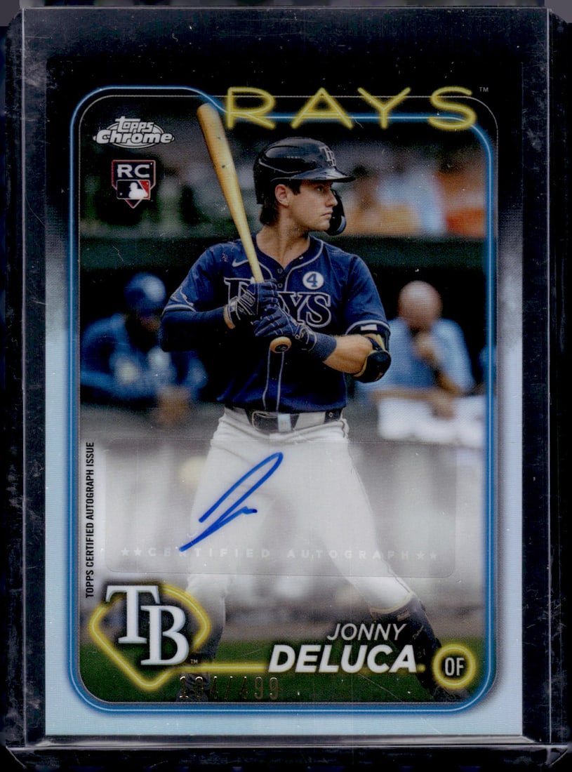 Jonny Deluca Refractor RC Auto /499 2024 Topps Chrome #AC-JD (1 of 2)