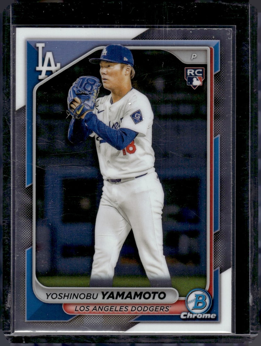 Yoshinobu Yamamoto RC 2024 Bowman Chrome #73: Yoshinobu Yamamoto RC 2024 Bowman Chrome #73