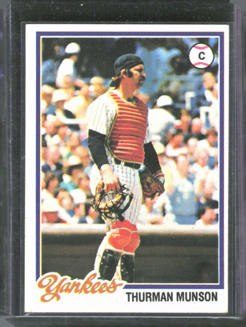 Thurman Munson 1978 Topps #60 Vintage Baseball Card (1 of 2)