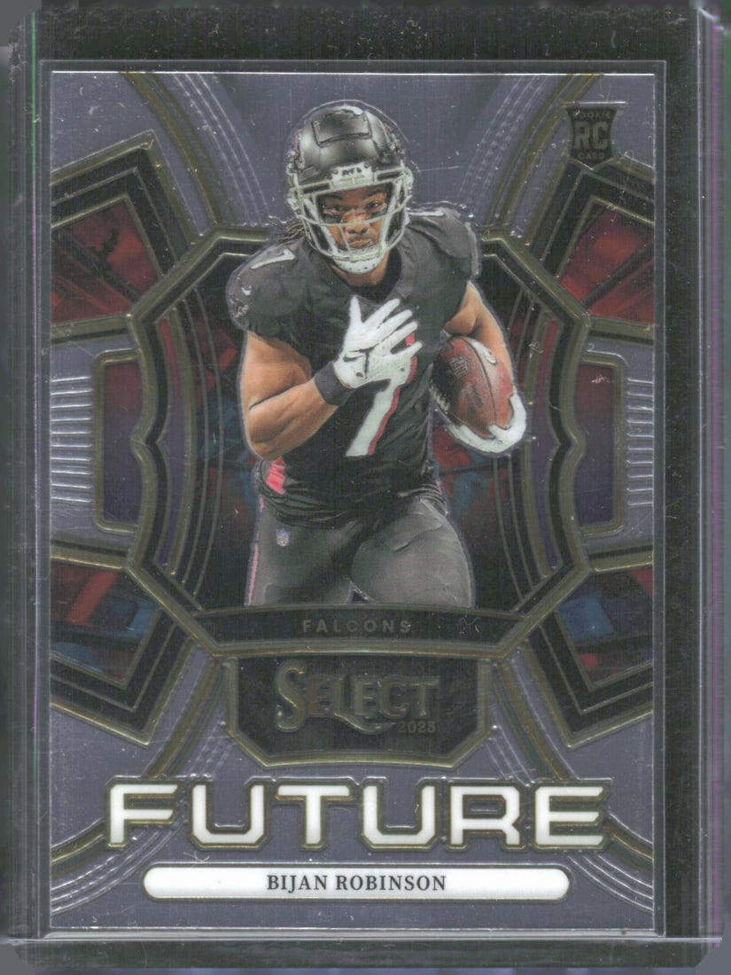 Bijan Robinson Rookie Card Select Future 2023 Panini Select #FUT-BRO (1 of 2)