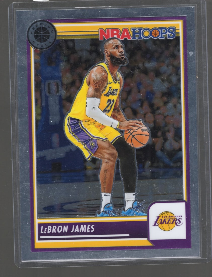 LeBron James 2023-24 Panini NBA Hoops Premium Stock Oversized Card #16 (1 of 2)