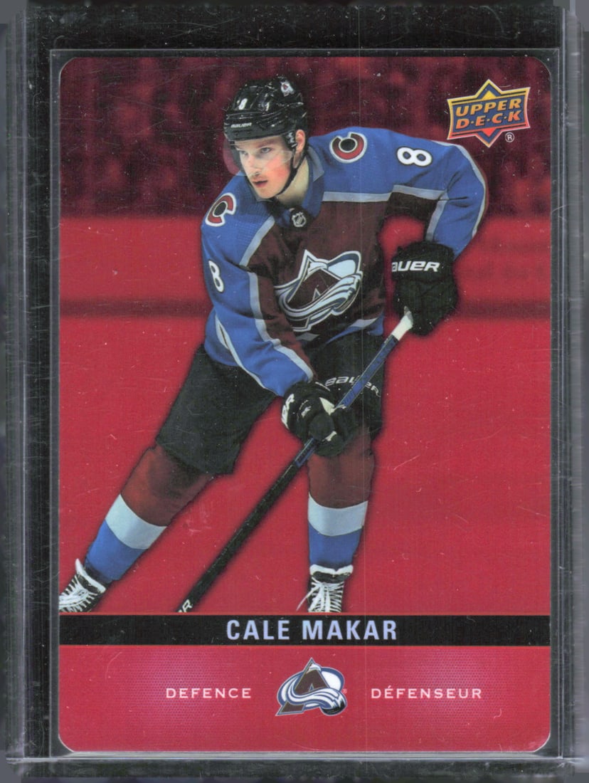 Cale Makar Red Die Cut 2019-20 Upper Deck Tim Hortons #DC-19 (1 of 2)
