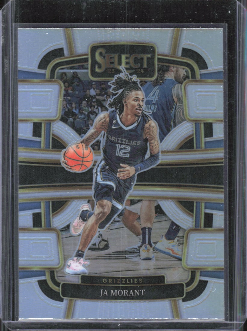 Ja Morant Silver Prizms 2023-24 Panini Select #65 (1 of 2)