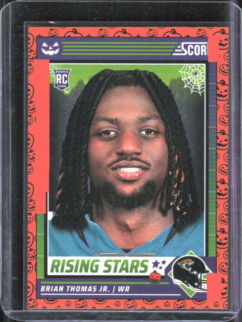 Brian Thomas Jr. A-Treat - Rising Stars Orange Pumpkin 2024 Score-A-Treat #7: Brian Thomas Jr. A-Treat - Rising Stars Orange Pumpkin 2024 Score-A-Treat #7