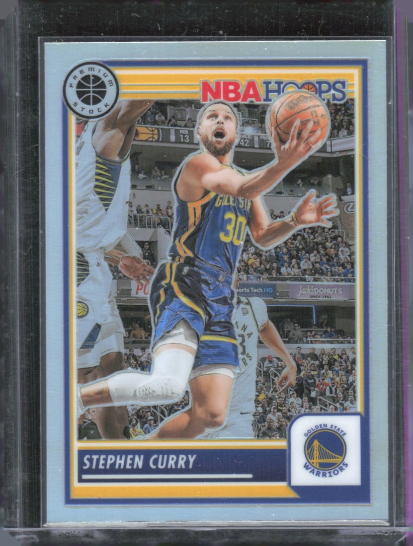Stephen Curry Silver Prizm 2023-24 Panini Premium Stock #192: Stephen Curry Silver Prizm 2023-24 Panini Premium Stock #192