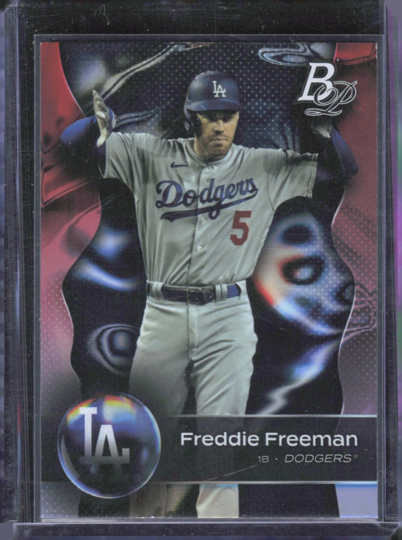 Freddie Freeman 2023 Bowman Platinum #83: Freddie Freeman 2023 Bowman Platinum #83