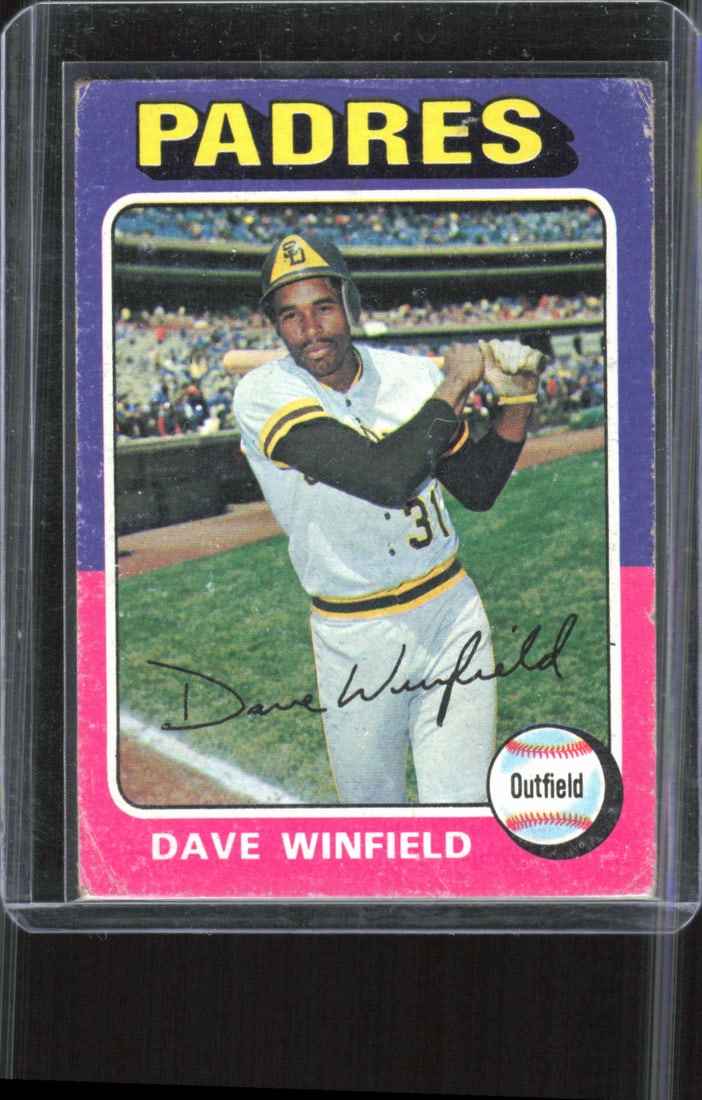 Dave Winfield 1975 Topps #61 Vintage Baseball Card: Dave Winfield 1975 Topps #61 Vintage Baseball Card