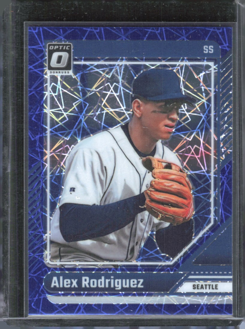 Alex Rodriguez Optic Blue Velocity Prizm 2024 Donruss #6: Alex Rodriguez Optic Blue Velocity Prizm 2024 Donruss #6