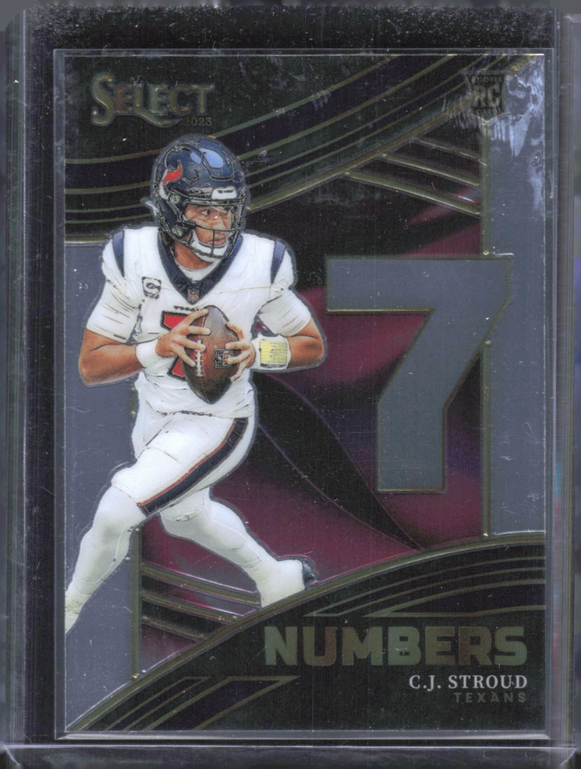 C.J. Stroud Rookie Card Select Numbers 2023 Panini Select #NMB-CST (1 of 2)