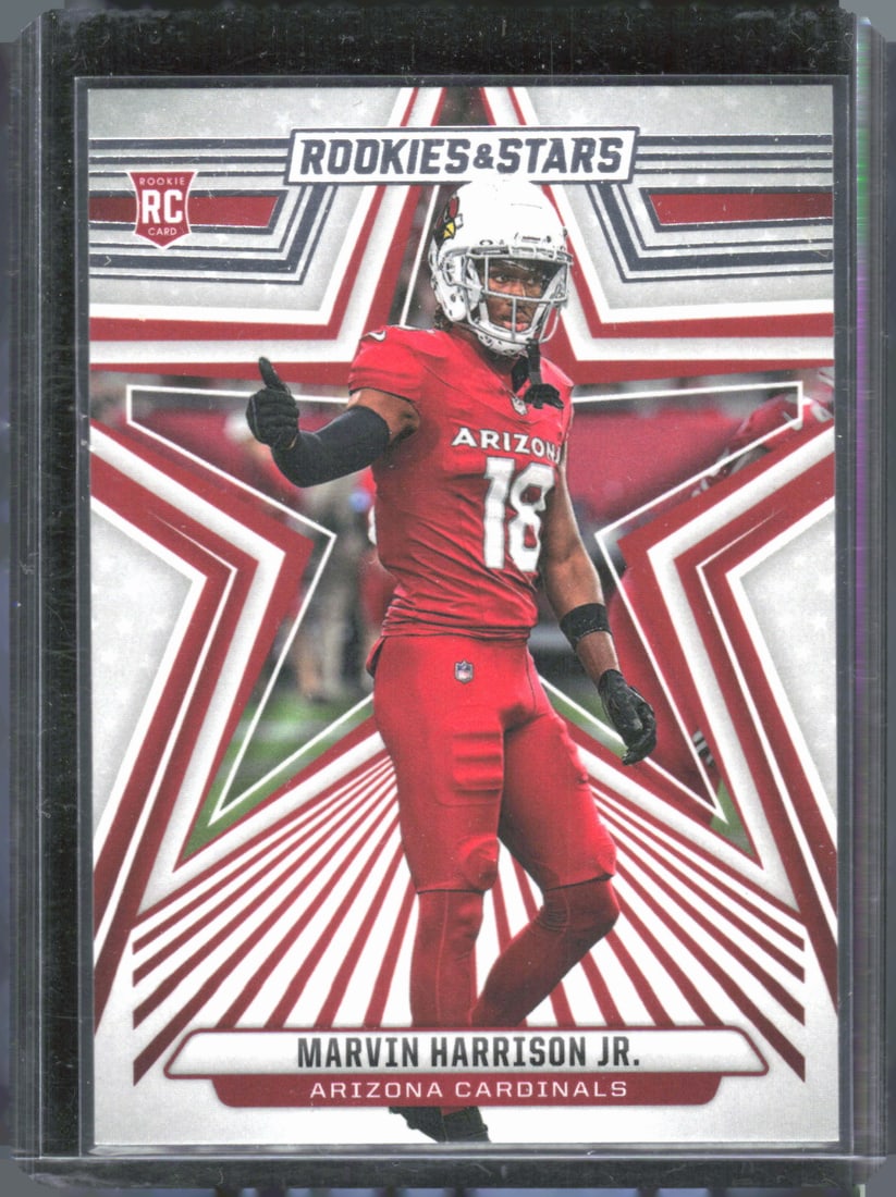 Marvin Harrison, Jr. Rookie Card 2024 Panini Rookies & Stars #176: Marvin Harrison, Jr. Rookie Card 2024 Panini Rookies & Stars #176