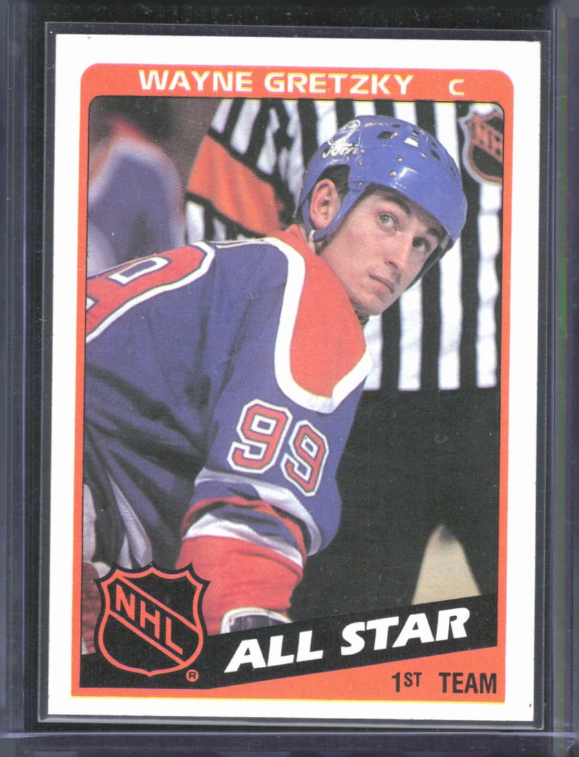 Wayne Gretzky 1984-85 Topps #154 Vintage Hockey Card: Wayne Gretzky 1984-85 Topps #154 Vintage Hockey Card