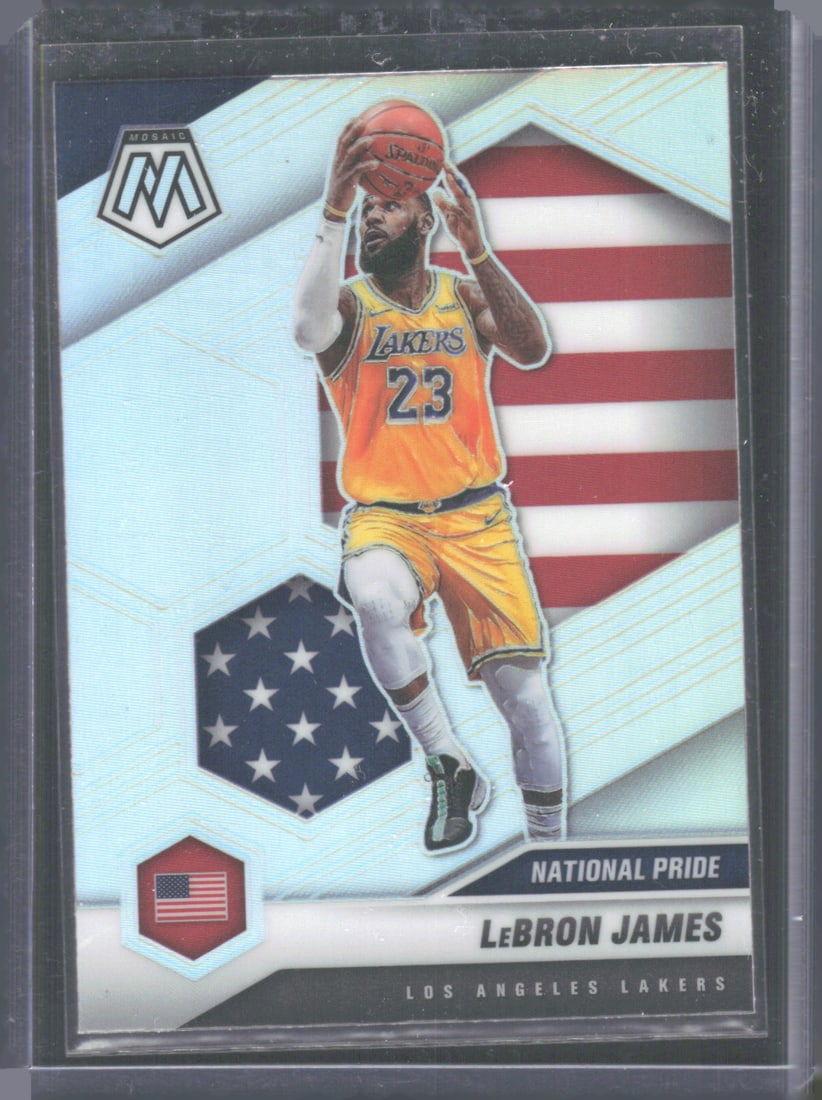 LeBron James Silver 2020-21 Panini Mosaic #247 (1 of 2)