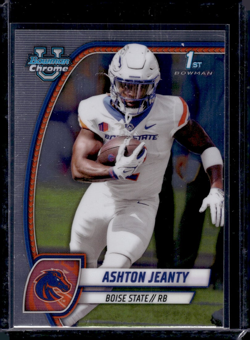 Ashton Jeanty 1st Bowman 2024 Bowman U Chrome #17: Ashton Jeanty 1st Bowman 2024 Bowman U Chrome #17