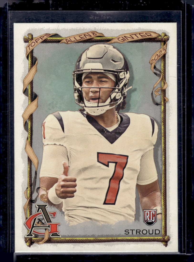 Cj Stroud Allen & Ginter RC 2023 Topps Composite #402: Cj Stroud Allen & Ginter RC 2023 Topps Composite #402