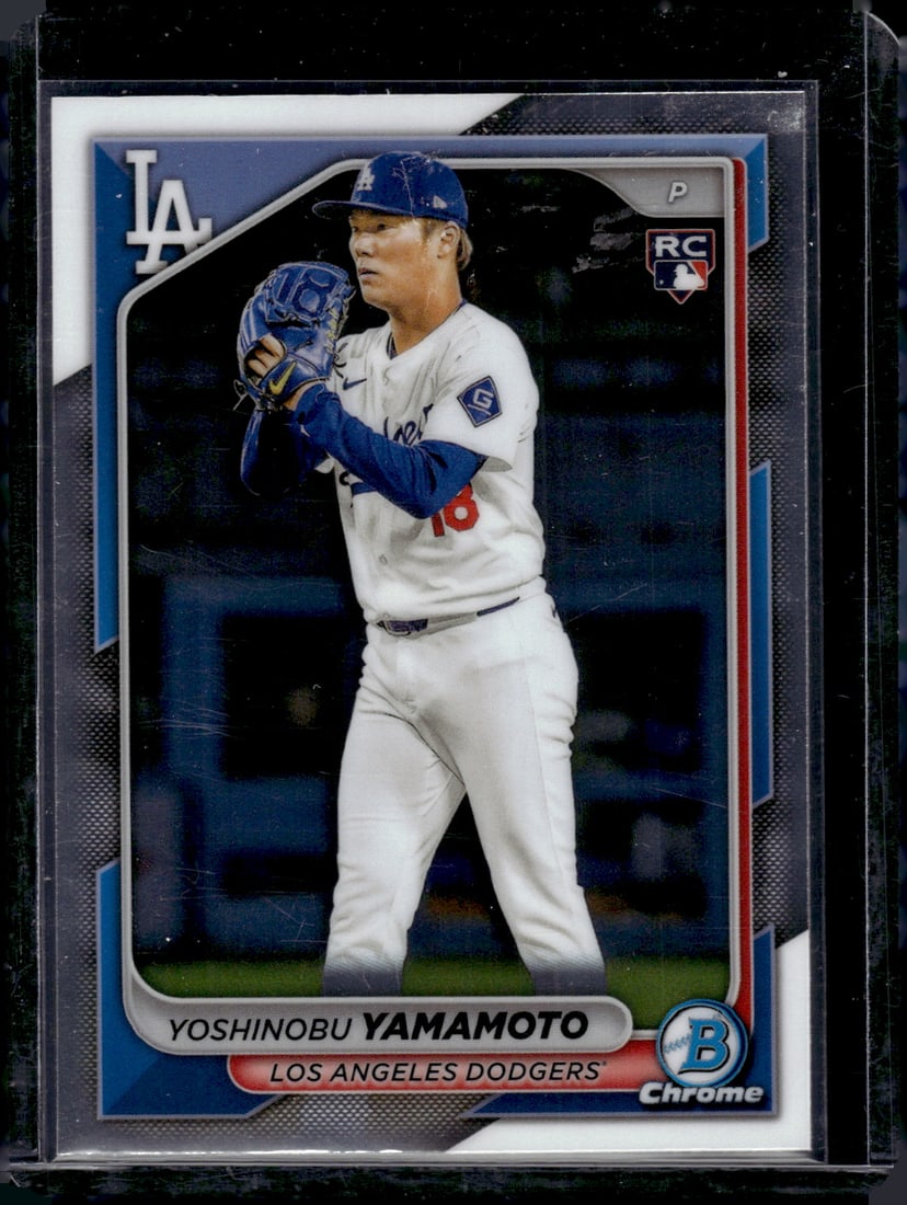 Yoshinobu Yamamoto RC 2024 Bowman Chrome #73: Yoshinobu Yamamoto RC 2024 Bowman Chrome #73