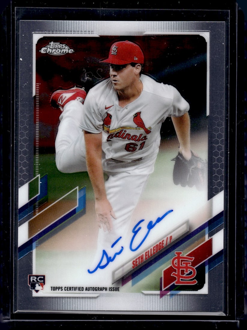 Seth Elledge RC Auto 2021 Topps Chrome #RA-SEL (1 of 2)