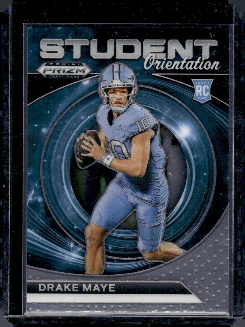 Drake Maye Student Orientation RC 2024 Panini Prizm Draft Picks #SO-DM: Drake Maye Student Orientation RC 2024 Panini Prizm Draft Picks #SO-DM