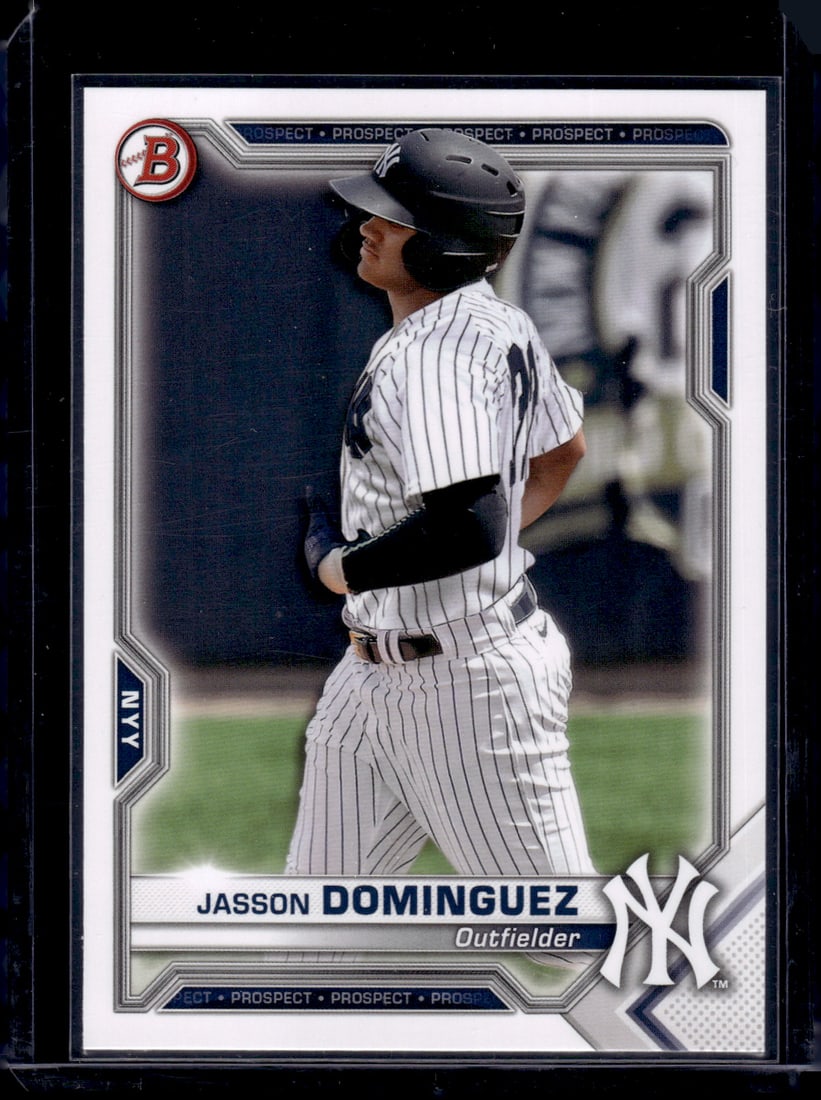 Jasson Dominguez Prospects 2021 Bowman #BP-13: Jasson Dominguez Prospects 2021 Bowman #BP-13