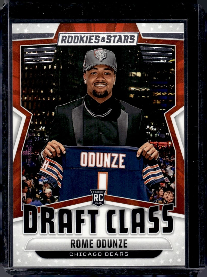 Rome Odunze Draft Class RC 2024 Panini Rookies & Stars #DC-ROE: Rome Odunze Draft Class RC 2024 Panini Rookies & Stars #DC-ROE