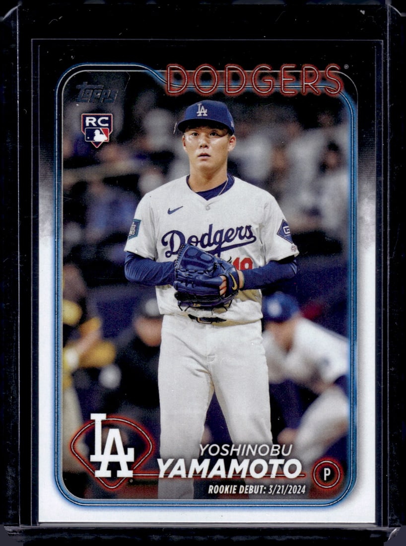 Yoshinobu Yamamoto RC 2024 Topps Update #US149: Yoshinobu Yamamoto RC 2024 Topps Update #US149