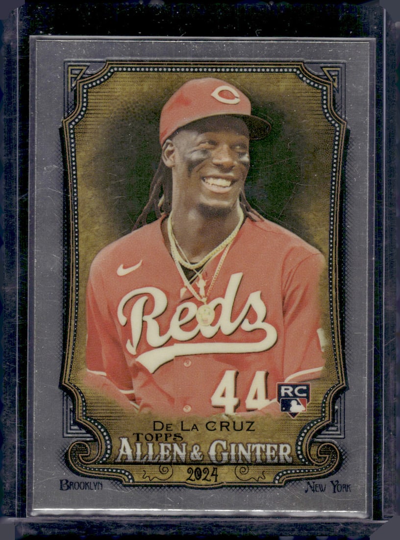 Elly De La Cruz Chrome RC 2024 Topps Allen & Ginter #44: Elly De La Cruz Chrome RC 2024 Topps Allen & Ginter #44
