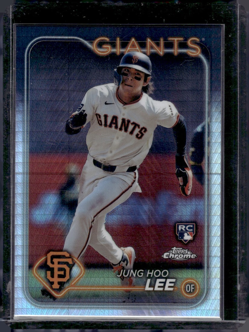 Jung Hoo Lee Prism Refractor RC 2024 Topps Chrome #201 (1 of 2)
