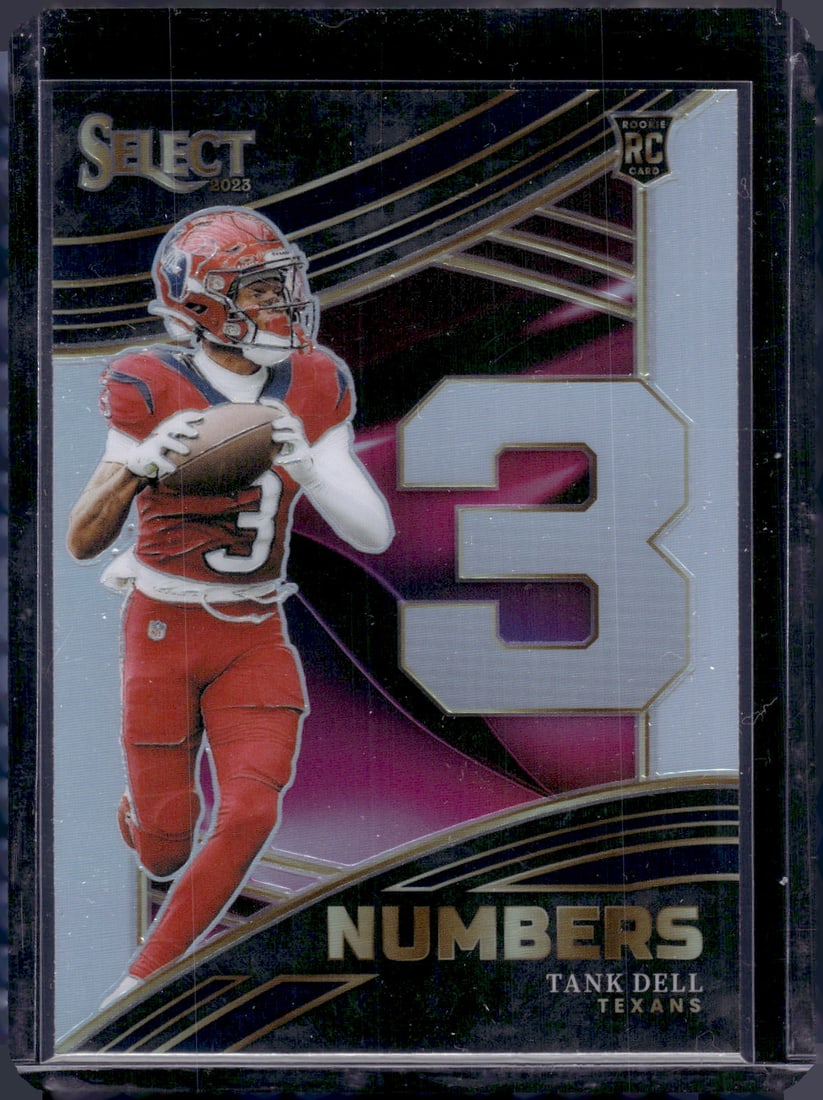 Tank Dell Numbers Silver Prizm RC SP 2023 Panini Select #NMB-NTD: Tank Dell Numbers Silver Prizm RC SP 2023 Panini Select #NMB-NTD