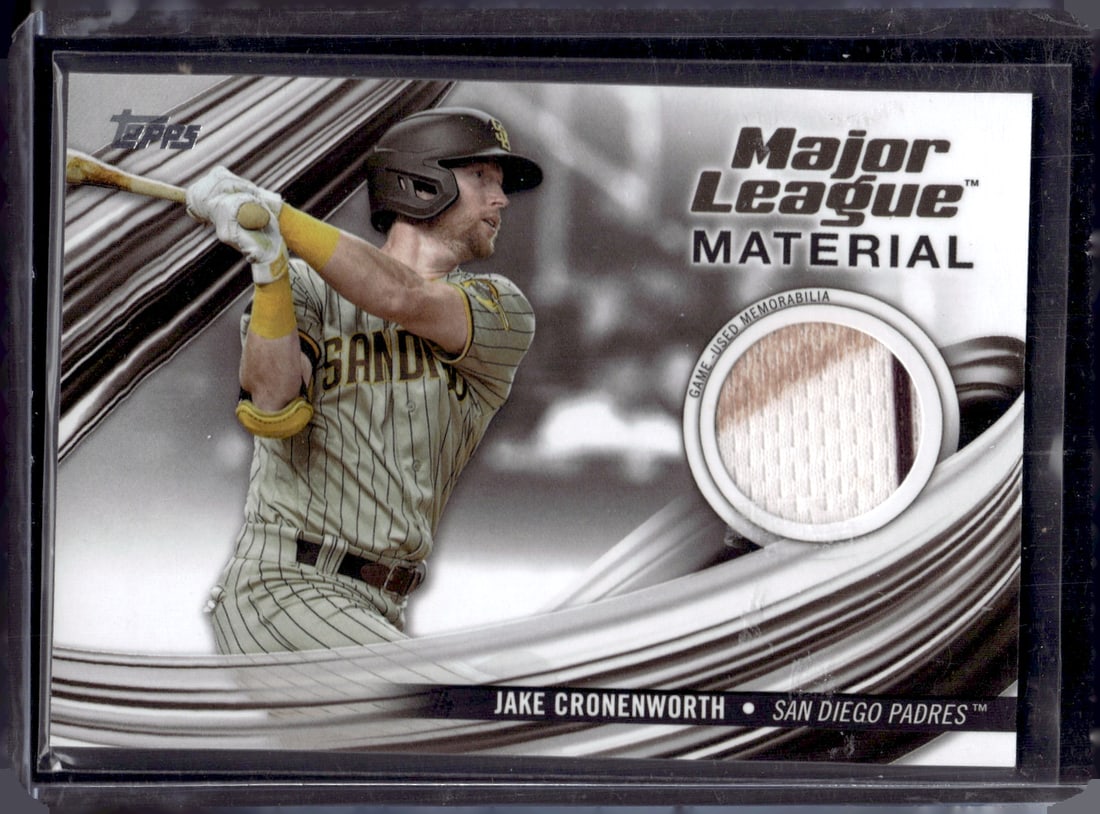 Jake Cronenworth Game Used Patch 2024 Topps Major League Material #MLM-JC (1 of 2)
