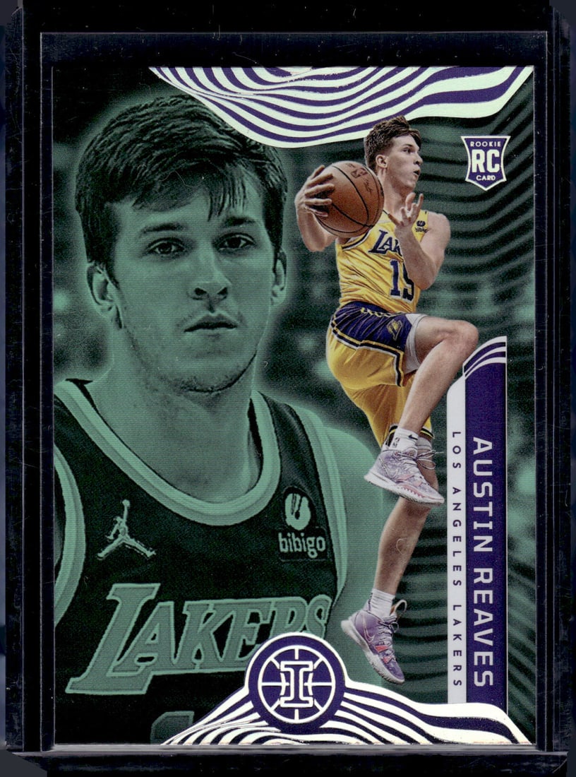 Austin Reaves Green RC 2021-22 Panini Illusions #181: Austin Reaves Green RC 2021-22 Panini Illusions #181
