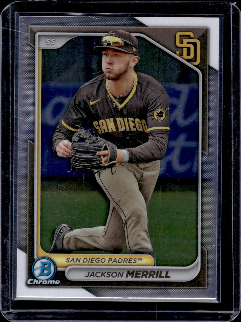 Jackson Merrill Prosepcts 2024 Bowman Chrome #BCP-145: Jackson Merrill Prosepcts 2024 Bowman Chrome #BCP-145
